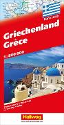 Griechenland Strassenkarte 1:800 000. 1:800'000